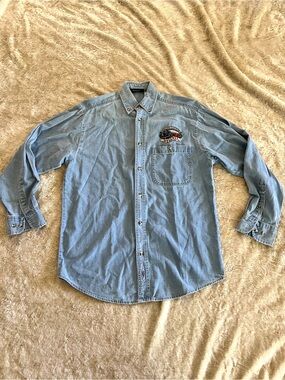 RIVERS END Men's Grand Canyon Blue Denim Shacket Size S